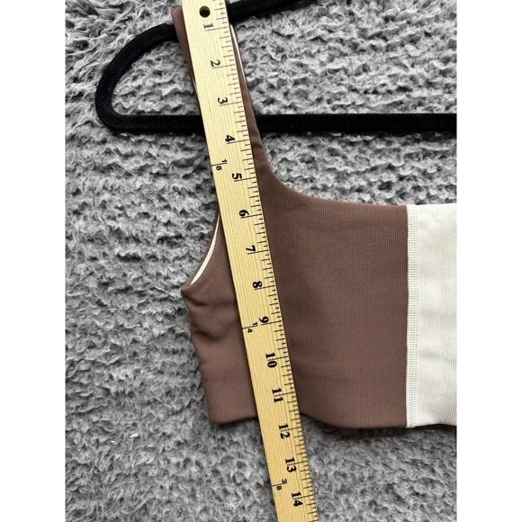 L Space Backbeat Cropped Tank Top Colorblock Size Small $88 New - Picture 5 of 6